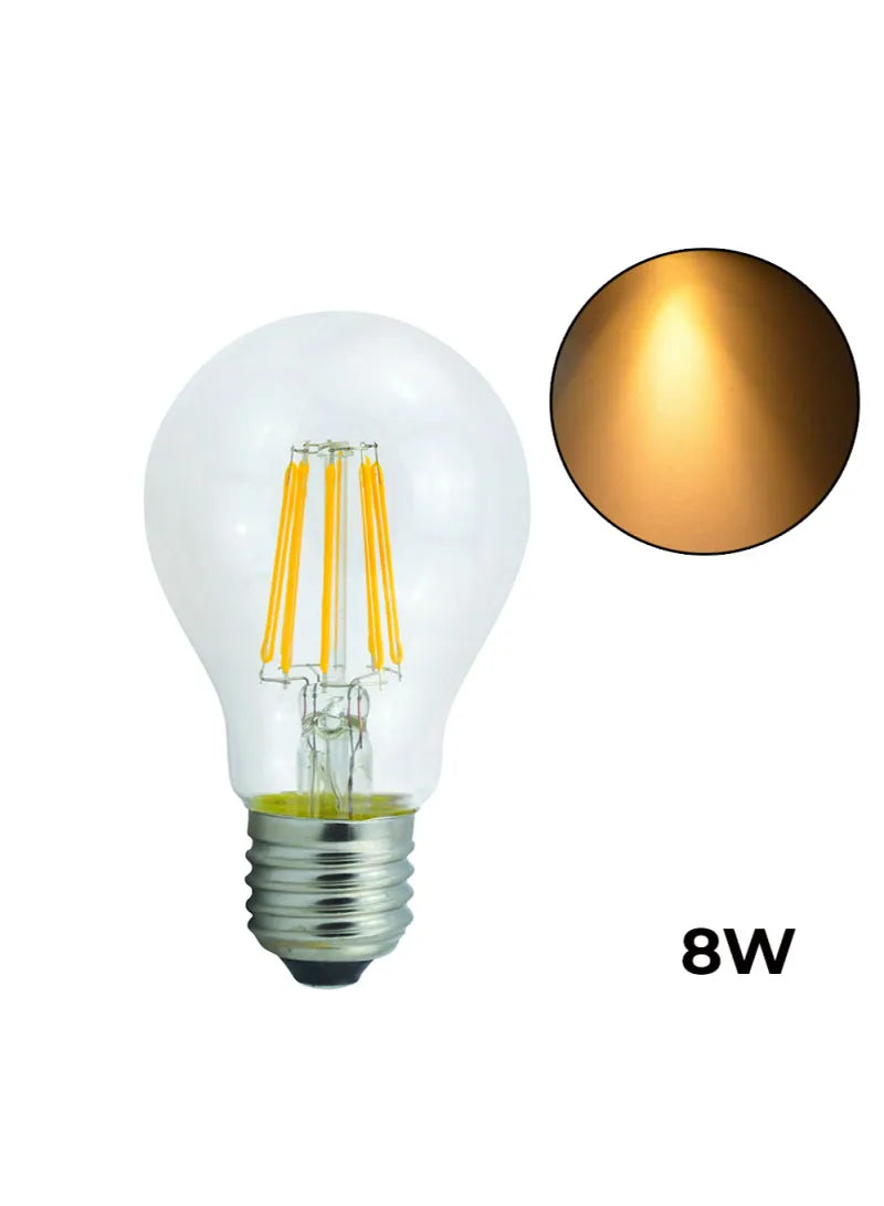 LED Filament Bulb 8W Warm Light - E27