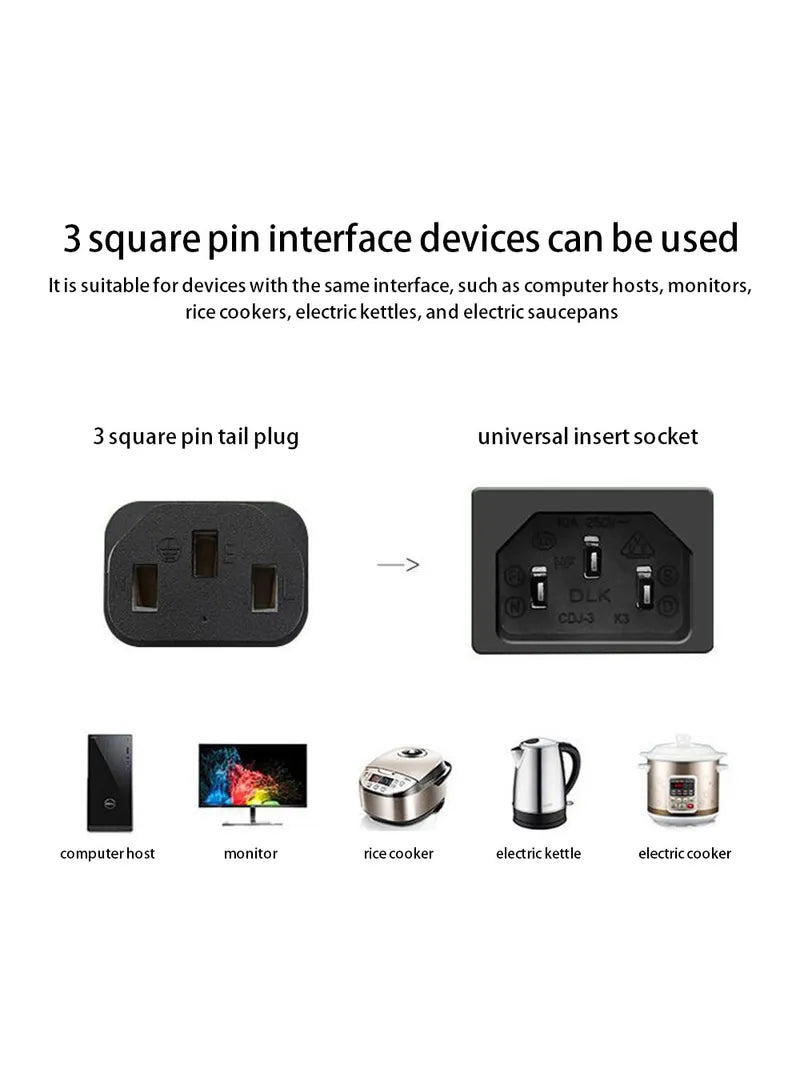 EU Plug Power Cable