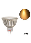 LED Spotlight 4W Warm Light Metallic - MR16